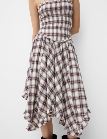 Rochie maxi Bershka, mix culori