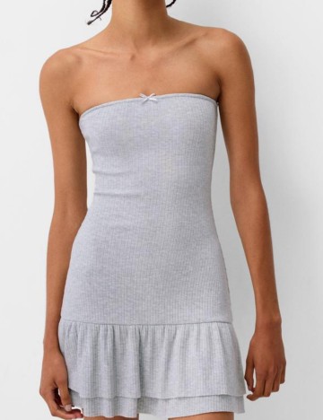 Rochie mini Bershka, gri