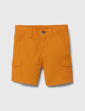 Pantaloni scurți cargo Guess, portocaliu