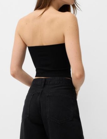 Top Bershka, negru
