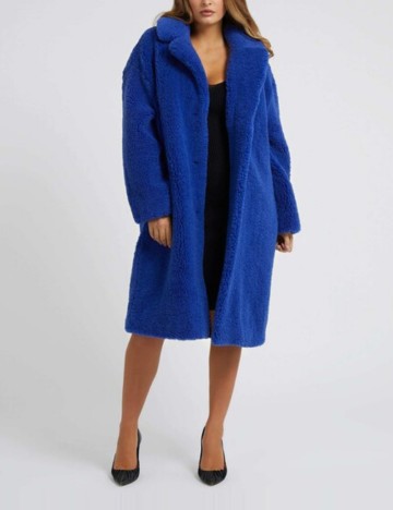 Haină De Blană Guess, albastru