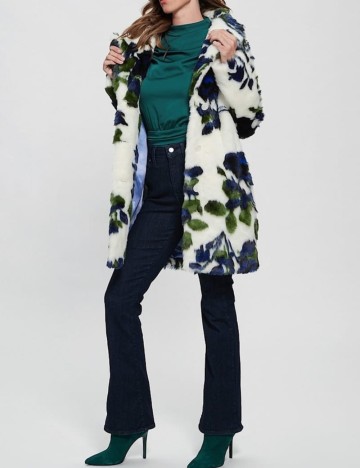 Haină De Blană Guess, mix culori