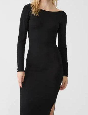 Rochie maxi Stradivarius, negru