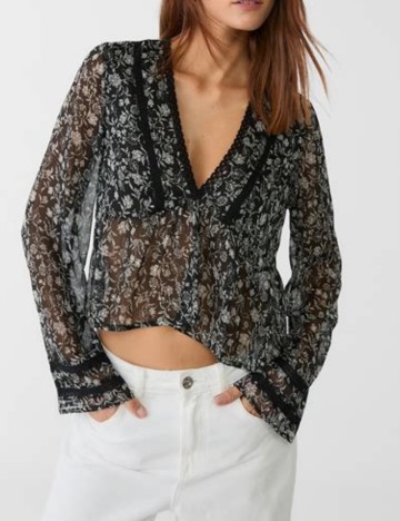 Bluză Stradivarius, mix culori