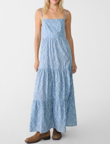 Rochie maxi Stradivarius, mix culori