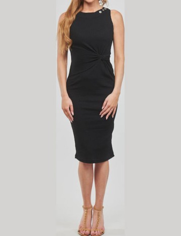 Rochie midi Guess, negru