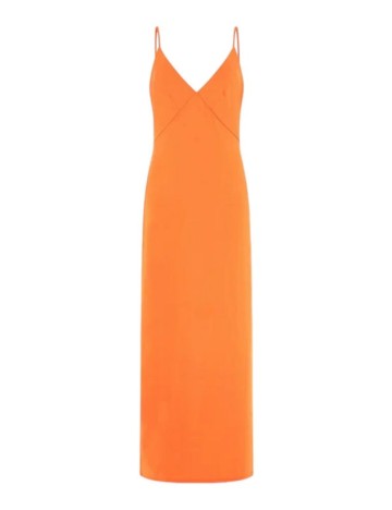 Rochie maxi Guess, portocaliu