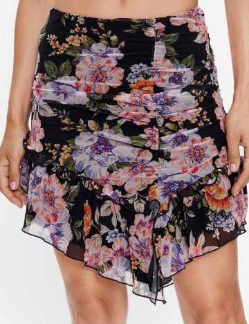 Fustă mini Guess, mix culori