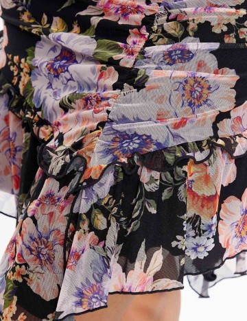 Fustă mini Guess, mix culori