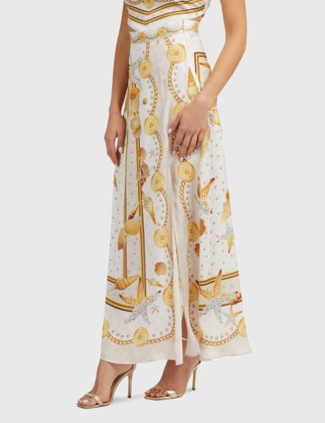 Fustă maxi Guess, mix culori