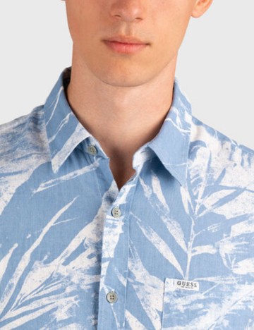 Cămașă cu m&acirc;necă scurtă Guess, mix culori