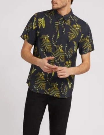 Cămașă cu m&acirc;necă scurtă Guess, mix culori