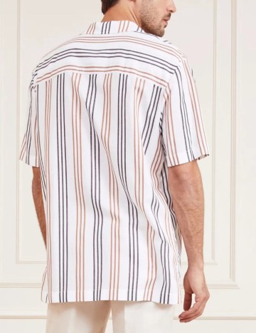 Cămașă cu m&acirc;necă scurtă Guess, mix culori