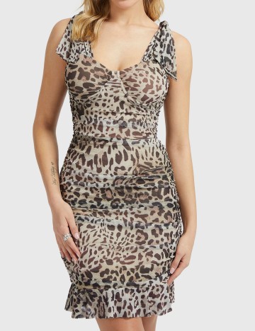 Rochie mini Guess, mix culori