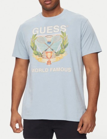 Tricou Guess, albastru