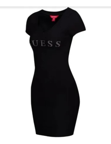 Rochie mini Guess, negru