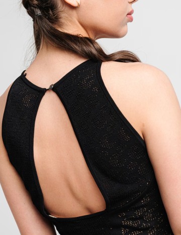 Rochie maxi Guess, negru