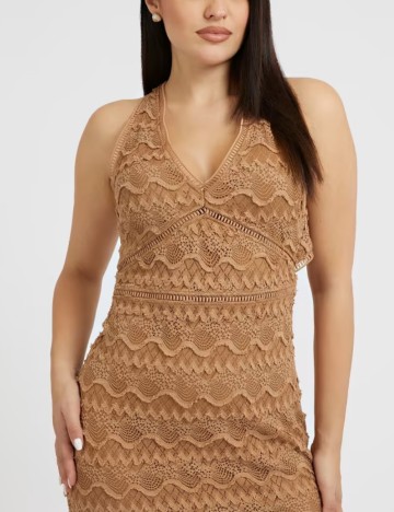 Rochie maxi Guess, maro