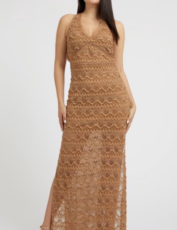 Rochie maxi Guess, maro