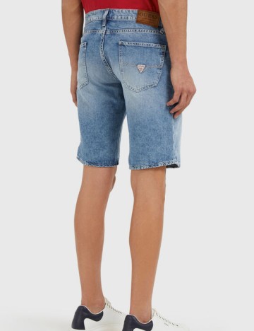 Pantaloni scurți Guess, albastru