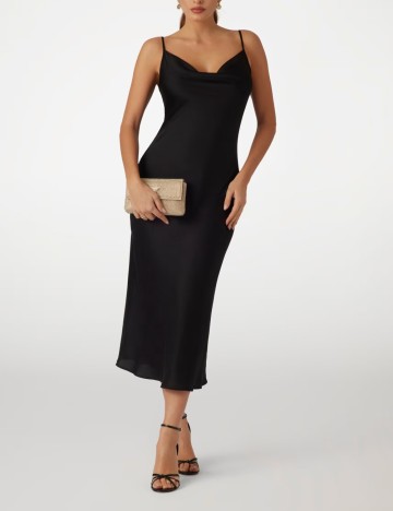 Rochie maxi Guess, negru