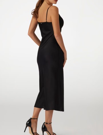 Rochie maxi Guess, negru