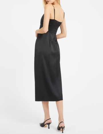 Rochie midi Guess, negru