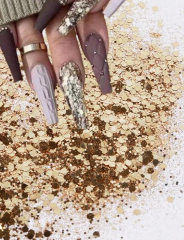 Accesorii pentru unghii Shein, auriu