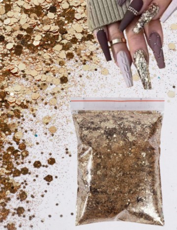 Accesorii pentru unghii Shein, auriu