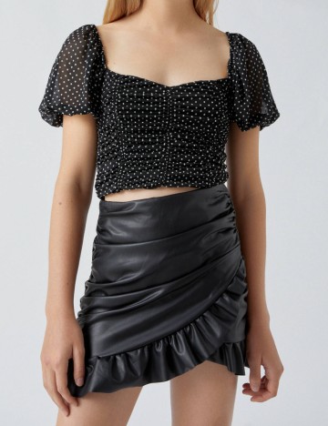 Top Pull&Bear, negru