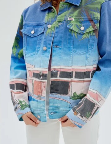 Jachetă Guess, mix culori