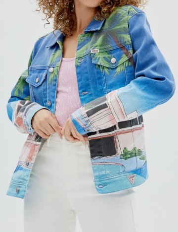 Jachetă Guess, mix culori