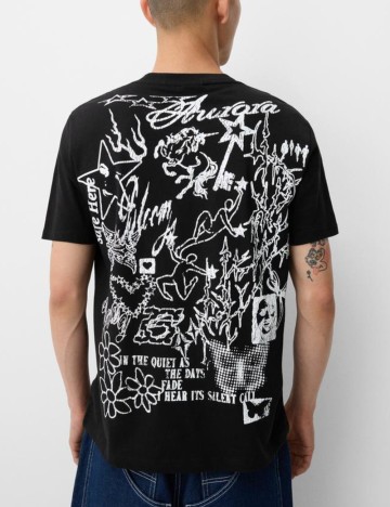 Tricou Bershka, negru