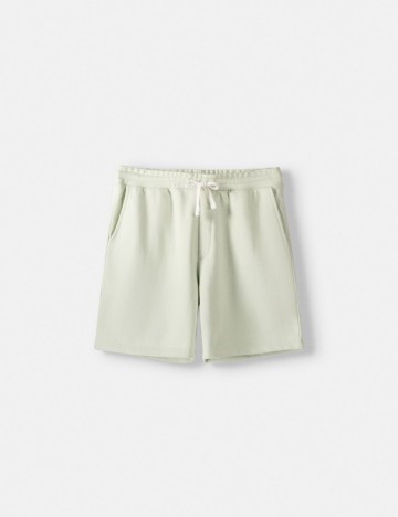 Pantaloni scurți Bershka, verde