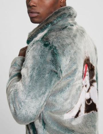 Haină De Blană Guess, verde