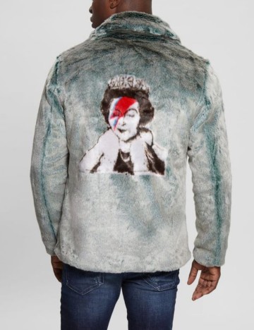 Haină De Blană Guess, verde