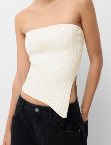 Top Bershka, crem
