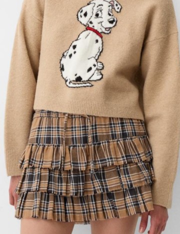 Fustă mini Bershka, mix culori