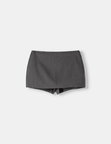 Fustă Pantalon Bershka, gri