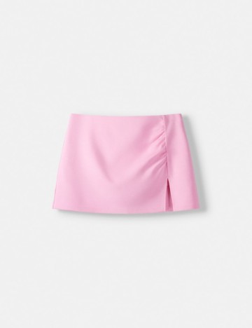 Fustă Pantalon Bershka, roz