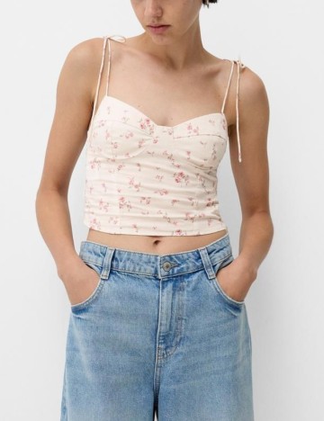 Top Bershka, mix culori