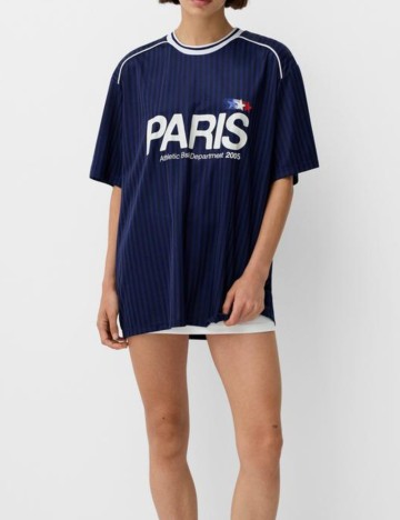 Tricou Bershka, albastru