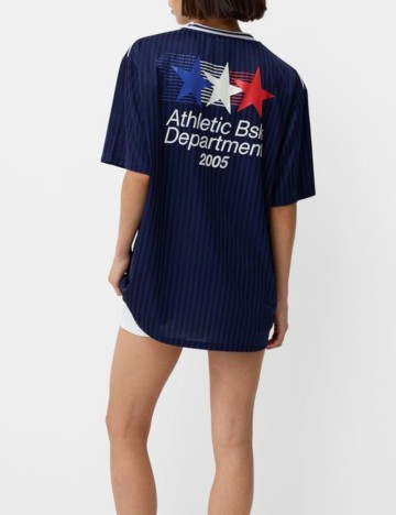 Tricou Bershka, albastru