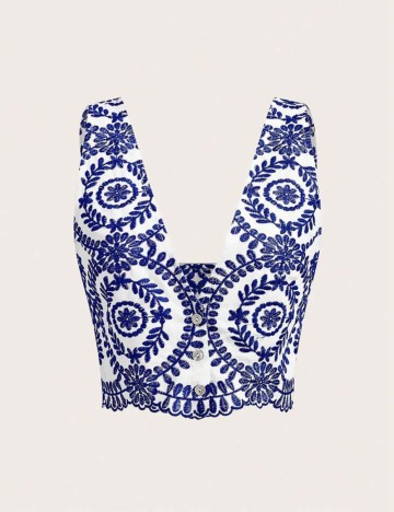 Top Shein, mix culori