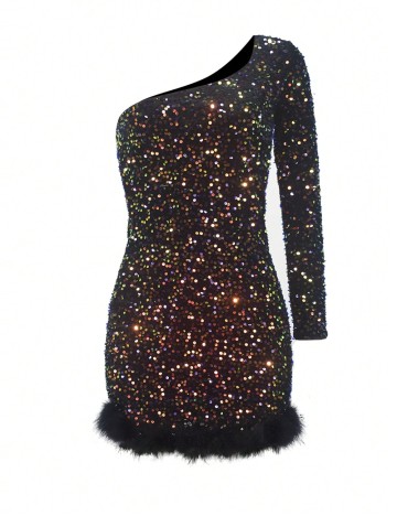 Rochie mini Shein, mix culori