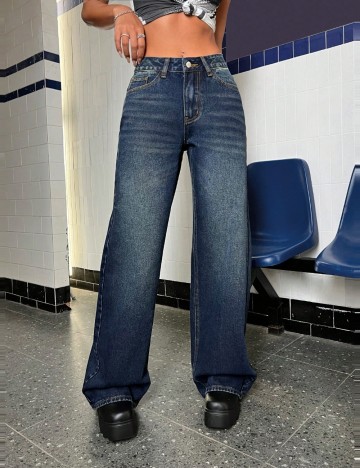 Jeans Shein, albastru