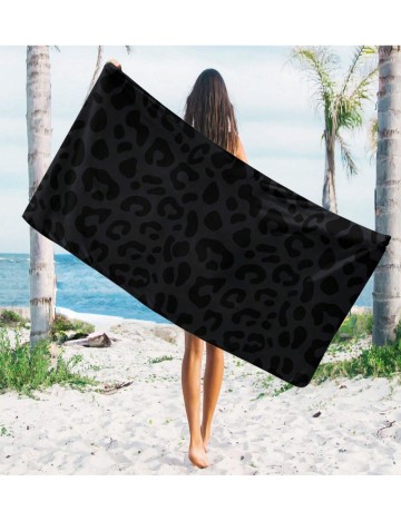 Prosop De Plajă Shein, negru
