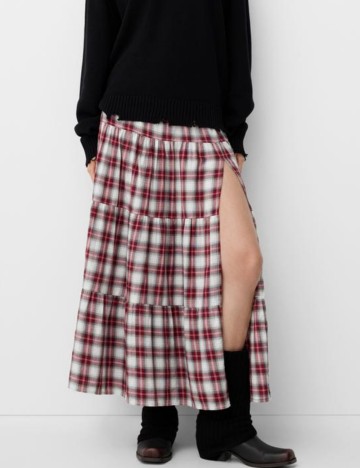 Fustă maxi Bershka, mix culori