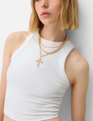 Set Coliere Bershka, auriu