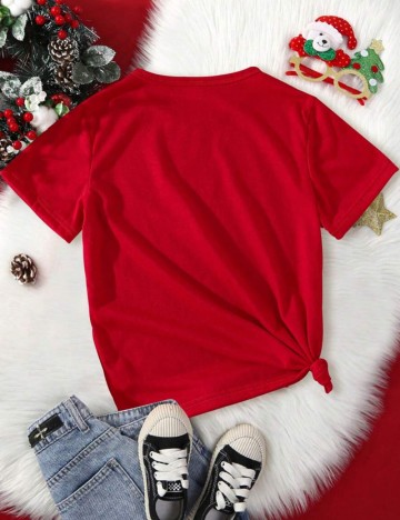 Tricou Shein, vișiniu